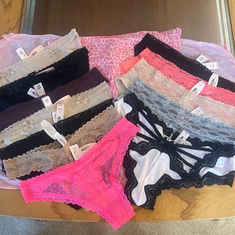 Victoria’s Secret 12 Pair Panty Bundle New With Tags